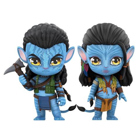 Аватар Путь воды Hot Toys cosbaby Мини коллекционная Фигурка Jake Sully And Neytiri купить с