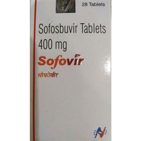 Sofosbuvir Sofovir 400 Mg Tablets 28 Tablet Prescription At Rs 3000