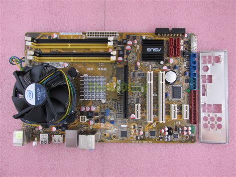 Asus P5K SE REV 1.00G Motherboard + Core 2 Quad Q6600 2.4GHz CPU + HSF ...