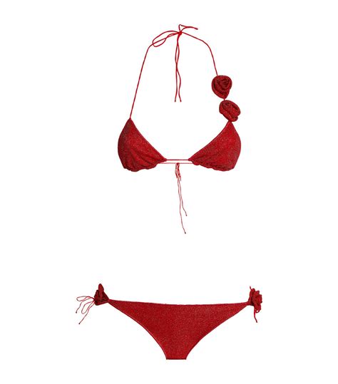 Os Ree Lumi Re Rose Microkini Bikini In Red Lyst