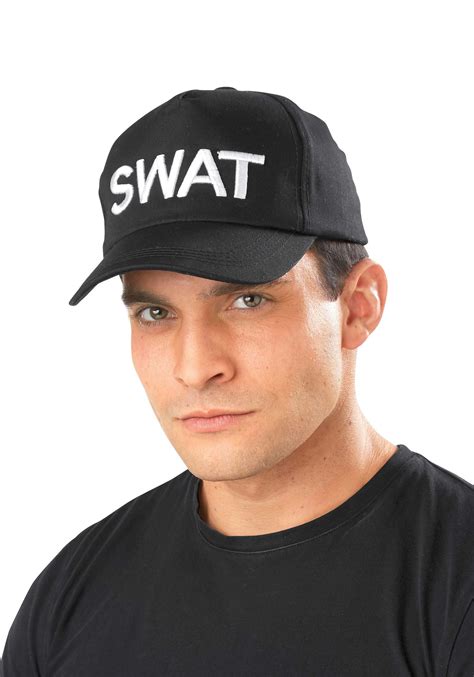 Adult SWAT Black Costume Hat