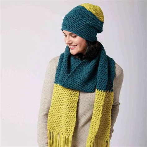 Top Free Scarf And Hat Crochet Patterns I Love Yarn Forever