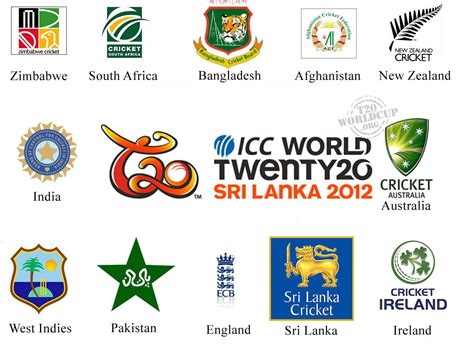 T20 World Cup - T20 World Cup 2012 Logo and Team Logos