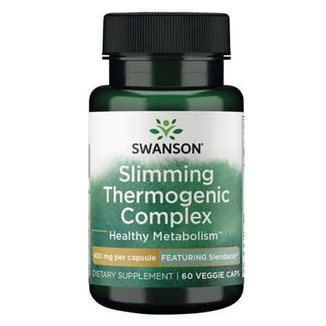 Swanson Термогенен слиминг комплекс 450 mg х60 капсули SW1826 - Аптеки 36.6