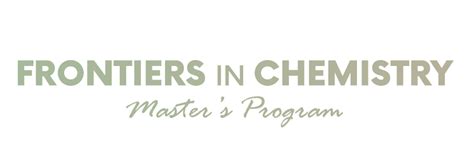 Program | Master Frontiers in Chemistry