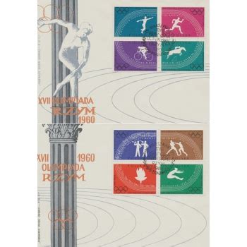 FDC 208 Igrzyska Olimpijskie Rzym 1960