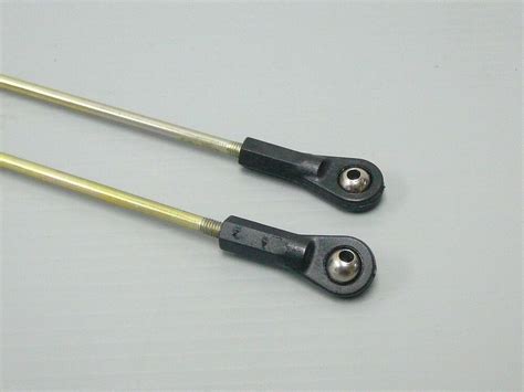 2x Ball Joint Steering Rod Set 2mm X 3 X 300mm Fast Electric Nitro Gas