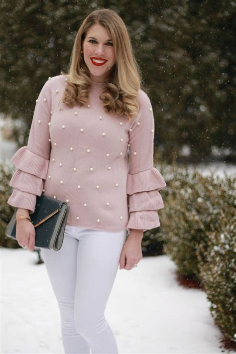 Pearl Embellished Sweater I Do Declaire