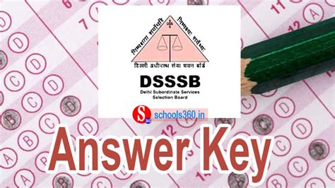 Dsssb Answer Key 2024 Out For Pgt Je And Other Posts Direct Link