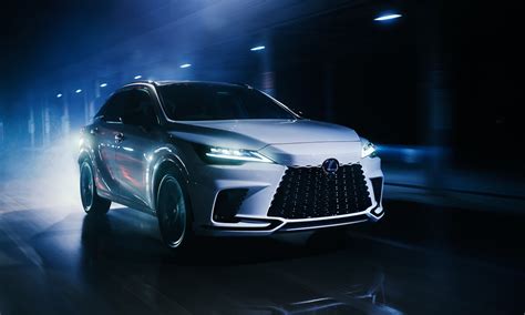 lexus rx arrives   hybrid  visor