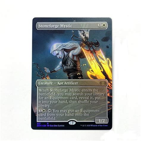 Stoneforge Mystic Extended Art Xm Double Masters Foil Mtg Proxy