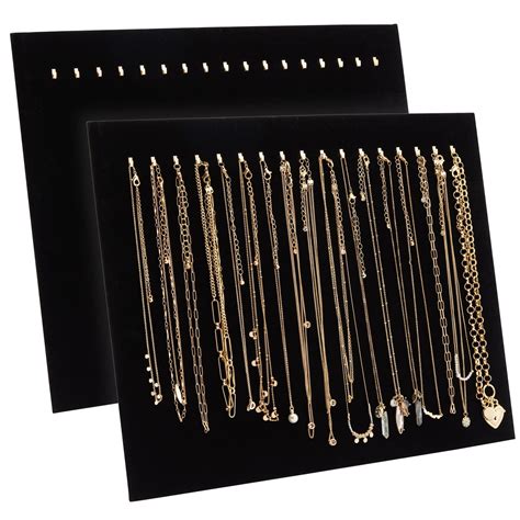 Buy Genie Crafts 2 Pack Jewelry Display For Selling Black Velvet