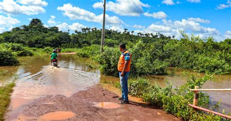 DEFESA CIVIL VISTORIA POVOADOS EM RISCO DE ISOLAMENTO DEVIDO AUMENTO DE