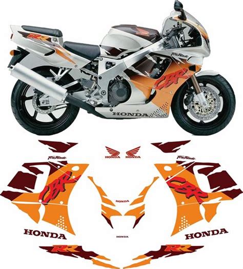 Zen Graphics Honda Cbr 900rr Urban Tiger 1994 Replacement Decals