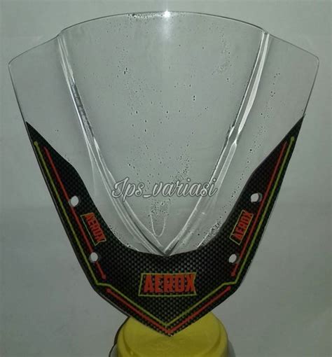 Jual Pisor Aerok Hitam Clear Windshield Visor Aerox Aksesoris Motor