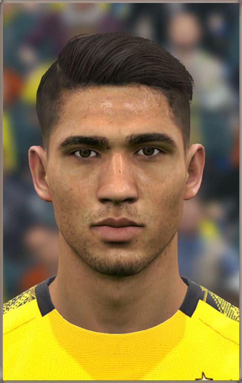 Faces By Mo Ha Pes Achraf Hakimi Borrussia Dortmund