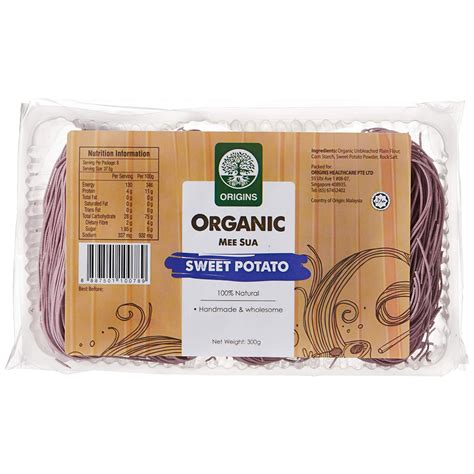 Origins Health Food Organic Mee Sua Sweet Potato 300G Shopee Singapore