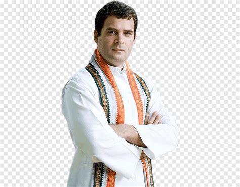 Man Standing Wearing White Long Sleeved Coat Rahul Gandhi Amethi