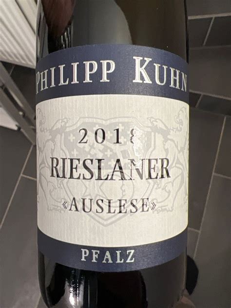 Philipp Kuhn Laumersheimer Kirschgarten Rieslaner Auslese Germany