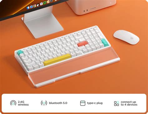 NuPhy Halo Hot Swap RGB Wireless Mechanical Keyboard Black Brown Switches KBNPHALO BKBW