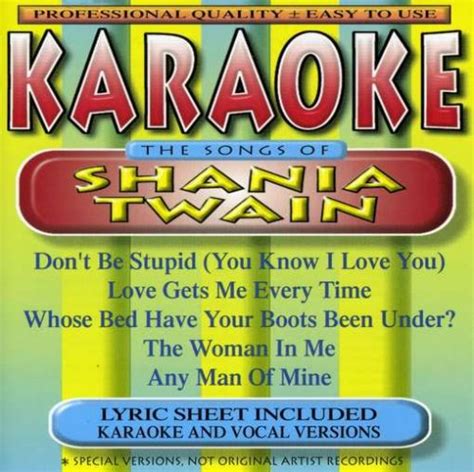 Twain, Shania - Karaoke: Songs By Shania Twain - Amazon.com Music