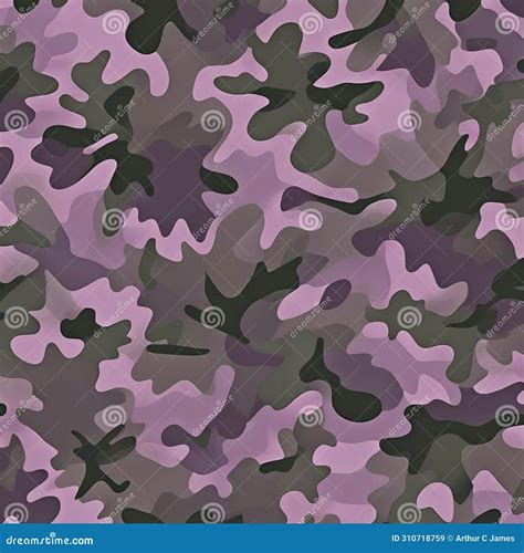 Abstract And Contemporary Digital Art Camouflage Design Stock