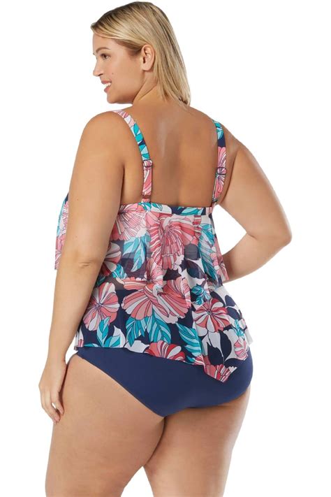 Beach House Deco Garden Plus Portia Tankini Admiral