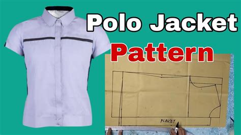 How To Draft A Polo Jacket Pattern Youtube