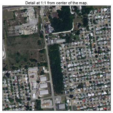 Aerial Photography Map of Elfers, FL Florida