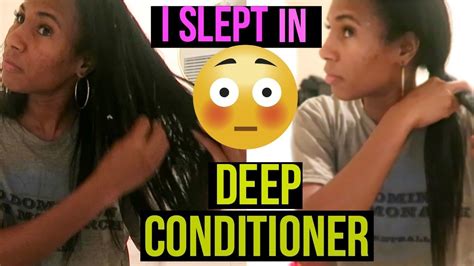 Vlog I Slept In My Deep Conditioner And This Is What Happened Giveaway Winner Announced Youtube