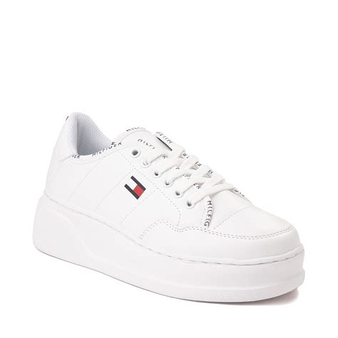 Womens Tommy Hilfiger T Grazie Lo Sneaker White Journeys