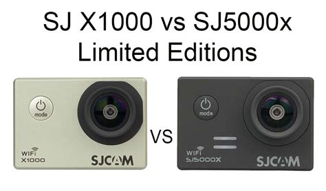 SJCAM SJ5000x Vs SJ X1000 Vs SJ5000x Elite Limited Editions