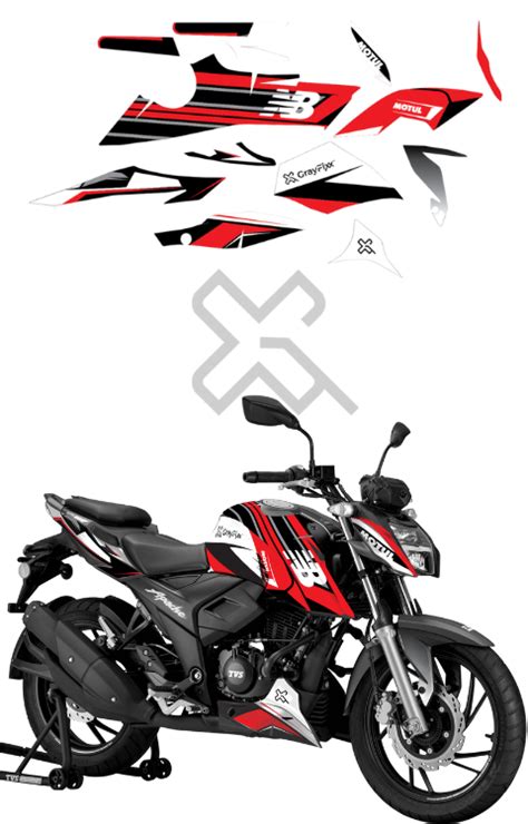 Nb Edition Full Body Sticker For Apache Rtr 200 4v Made In Premium