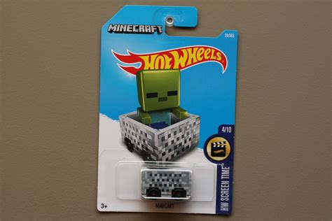 Hot Wheels Hw Screen Time Minecart Minecraft