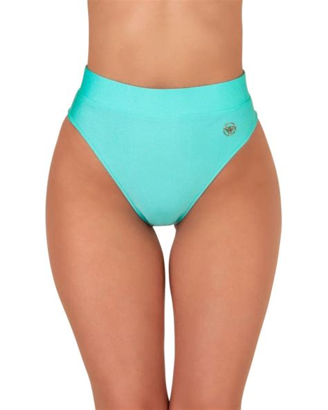 AQUA Classic High Rise Bikini Bottom L VivienVance