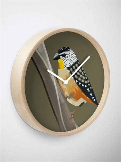 Spotted Pardalote Australian Bird Clock For Sale By Lukedwyerartist