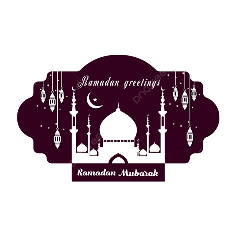 Ramadan Greeting Card Vector Hd Png Images Ramadan Greetings Design