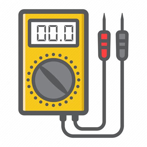 Digital Electric Multimeter Repair Tester Voltage Voltmeter Icon