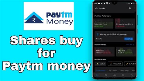 How To Buy Stocks For PayTM Money How Buy Shares Paytm Money Stocks