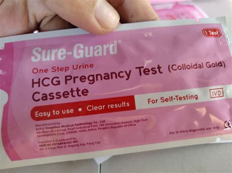 Sureguard Prank Pregnancy Test Cassette Positive Na Lazada PH