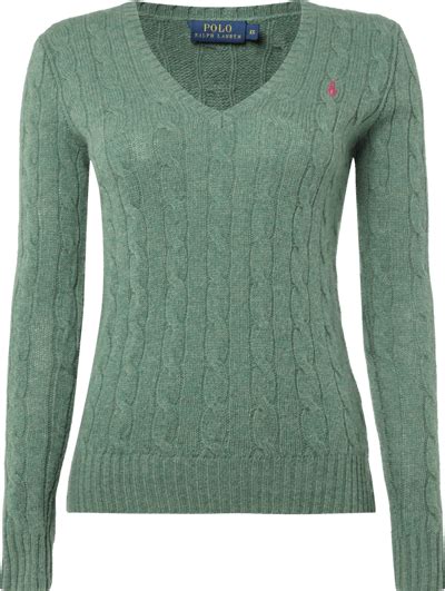 Polo Ralph Lauren Strickpullover Aus Woll Kaschmir Mix Schilf Melange