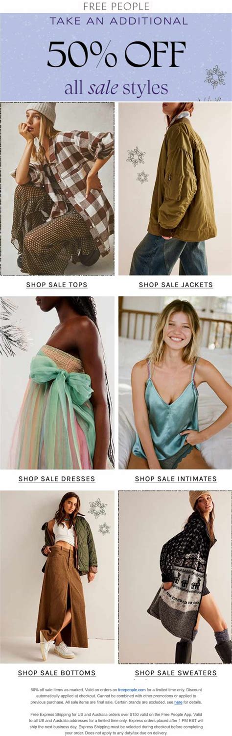 Free People January Coupons And Promo Codes