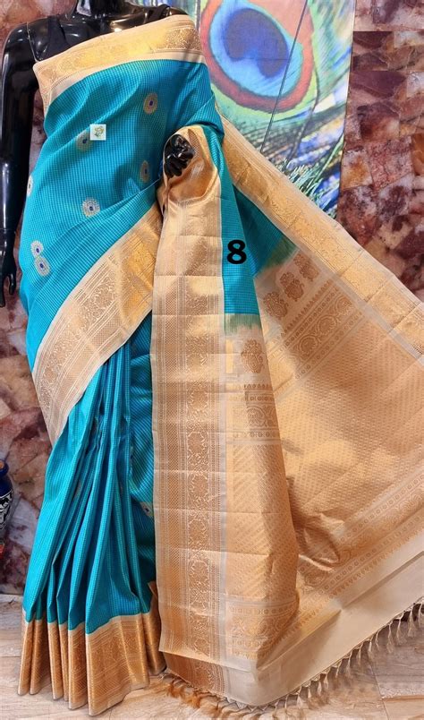 Silk Mark Certified Gadwal Pure Silk Saree Turning Kuttu Etsy