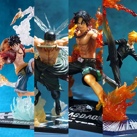 Tek Par A Anime Maymun D Luffy Roronoa Ace Vinsansanji Aksiyon Fig