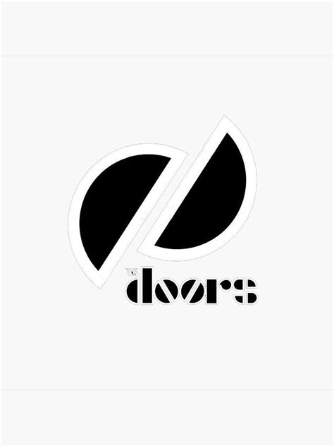 "Doors logo" Sticker by Ernserly | Redbubble