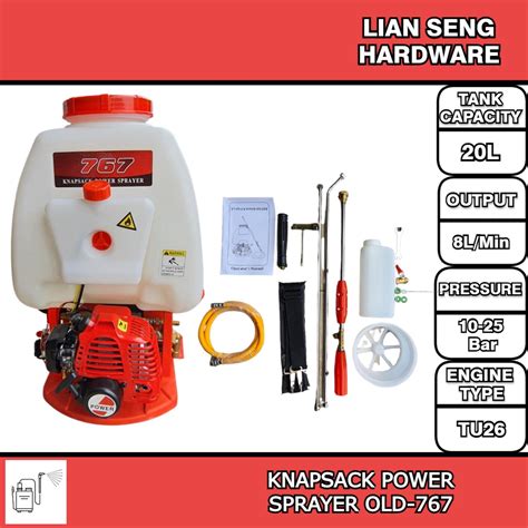 Knapsack Power Sprayer Old 767 Shopee Malaysia