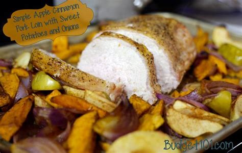 Apple Pork Loin Baked Pork Loin Pork Roast Pork Chops Sweet Potato