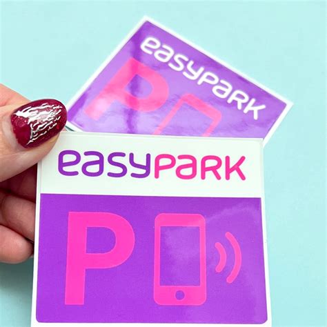 Outside Application Windshield Easypark Sticker Parking App Solution