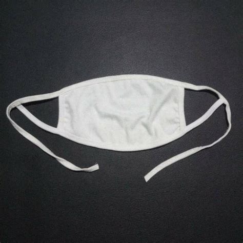 Jual Masker Kain Putih Polos Bahan Cotton Katun Di Lapak Trust Medishop