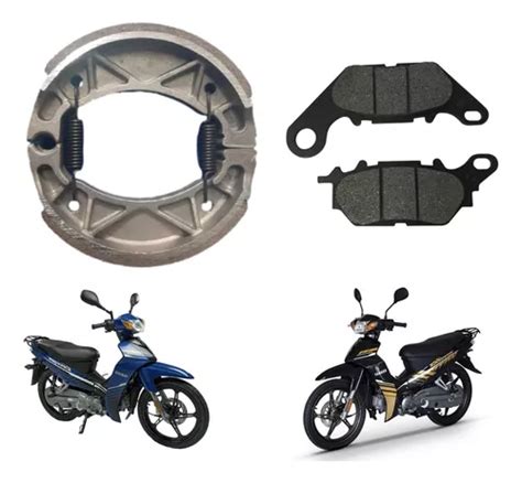 Kit Balatas Delanteras Y Traseras Yamaha Crypton Env O Gratis